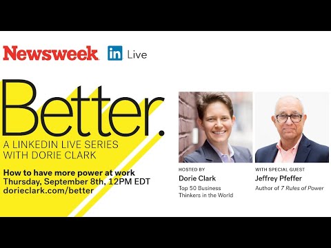 Dorie Clark and Jeffrey Pfeffer: How to have more power at work