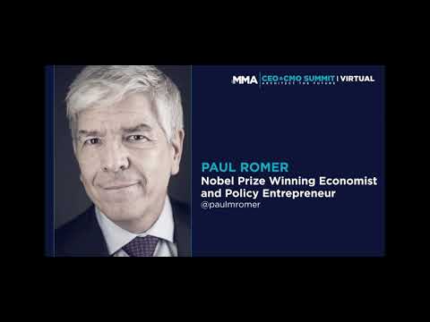 Paul Romer | Living, Innovating & Governing in a Post-Pandemic World