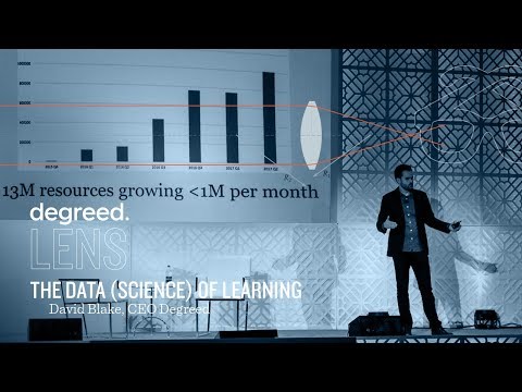 The Data (Science) of Learning, The Real Economics of Expertise | David Blake at Degreed Lens 2017