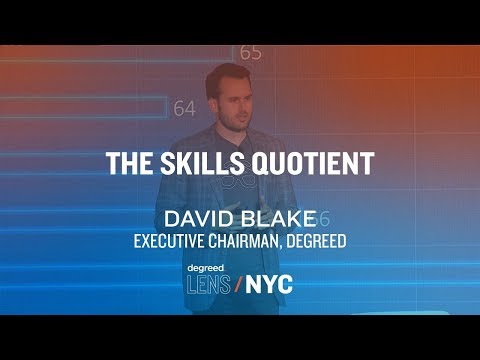 L&D Operations: The Skills Quotient | David Blake at Degreed LENS 2018