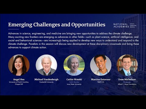 Emerging Challenges and Opportunities - Climate Crossroads Summit 2023