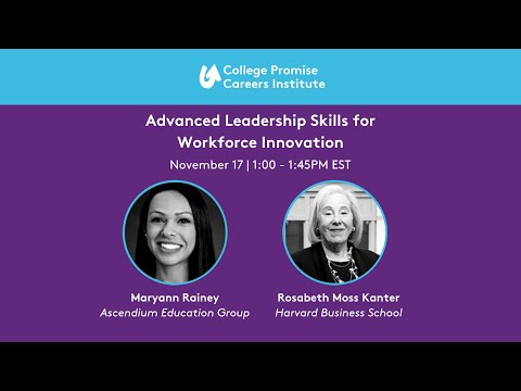 Opening Keynote: Advanced Leadership Skills for Workforce Innovation