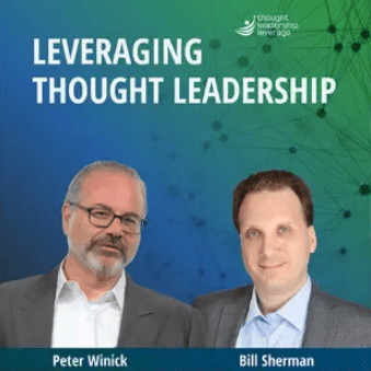Leveraging Thought Leadership Podcast Logo 2023